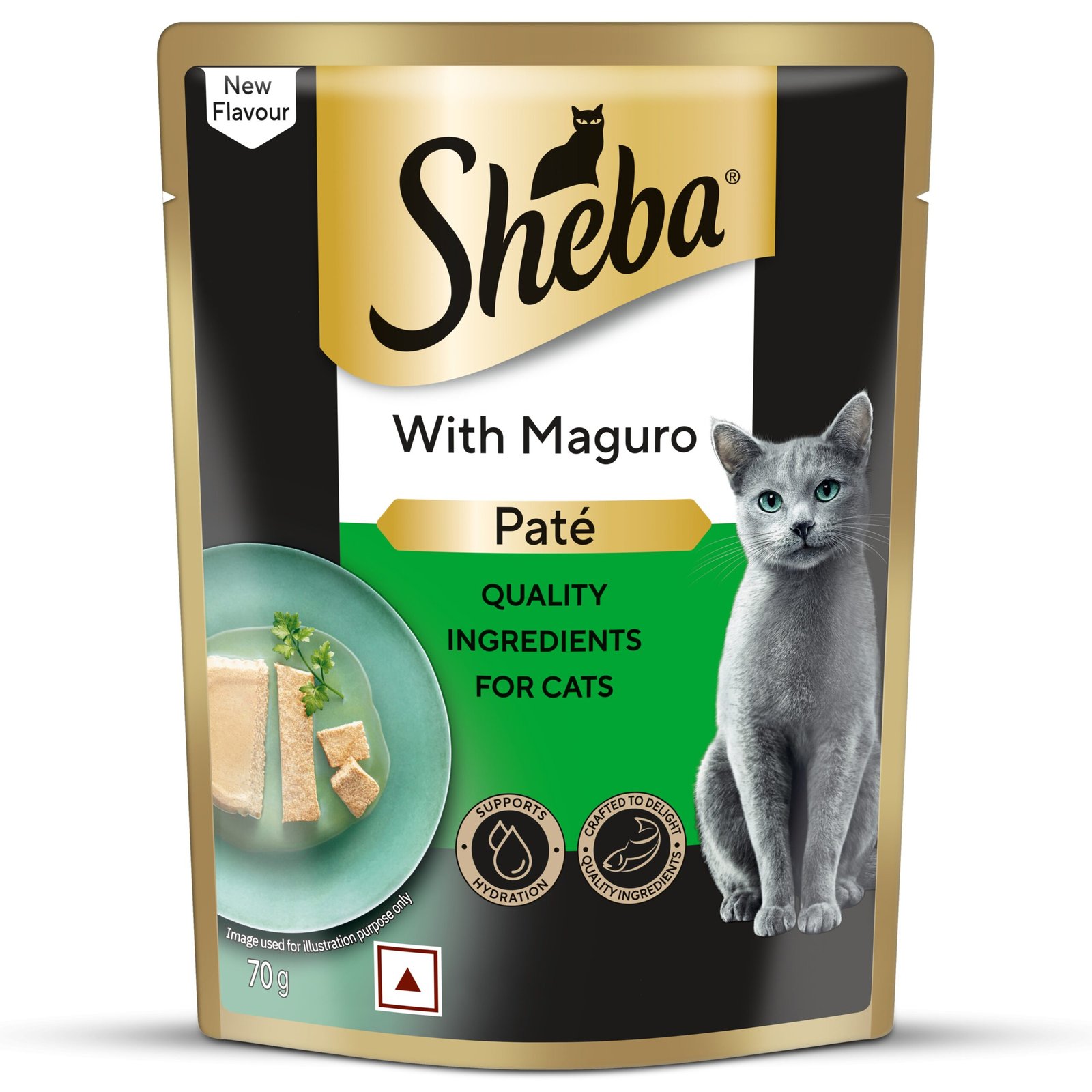 8853301100199_1.jpg Sheba Maguro Pate Wet Food For Adult Cat - 70 gm