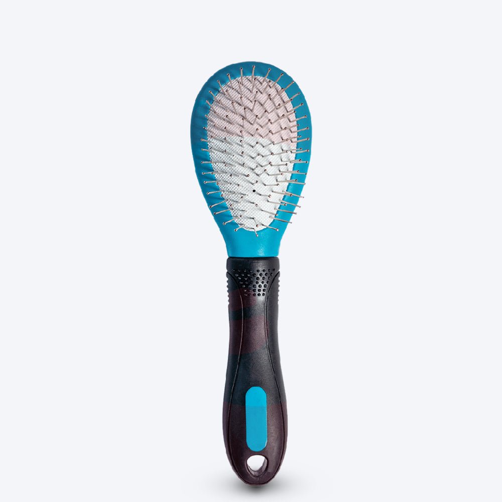 9_e6d250a2-0f49-4668-879d-adadad4801af.jpg M-Pets Double-Sided Pin Brush for Dogs and Cats -7.5x23 cm