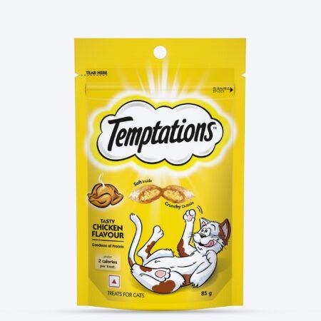 Temptations Crunchy Cat Treat Tasty Chicken Flavour - 85 g