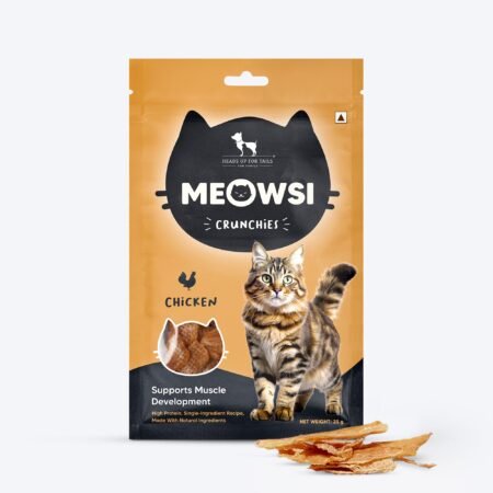 Meowsi by HUFT Treats For Cat - Chicken Crunchies - 35 g