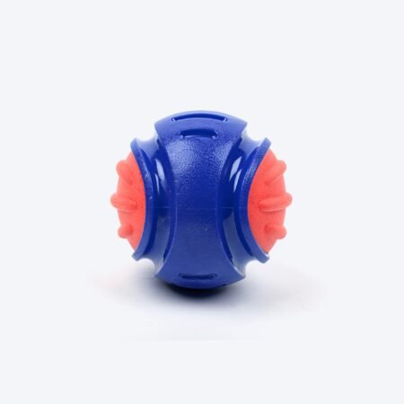 Dash Dog Tumble-Rumble Chew Ball For Dog - Dark Blue
