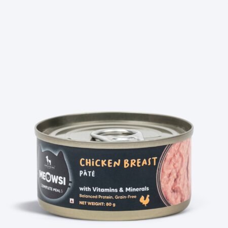 Meowsi Chicken Breast Pate Wet Cat Food Grain-Free 80g