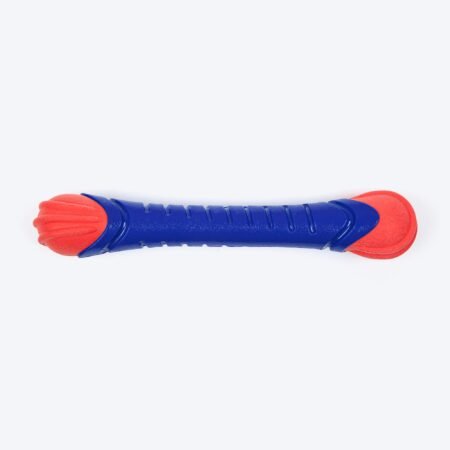 Dash Dog Groovy Grip Chew Toy For Dog - Blue & Red