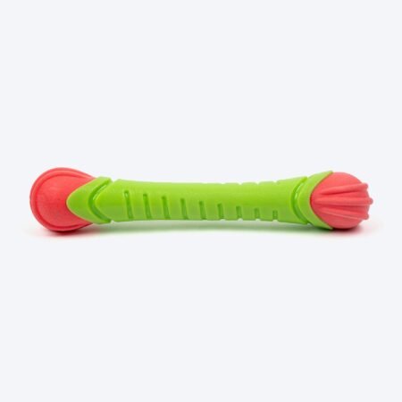 Dash Dog Groovy Grip Chew Toy For Dog - Green & Red