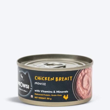 Meowsi Chicken Breast Mousse Wet Cat Food Can 80g