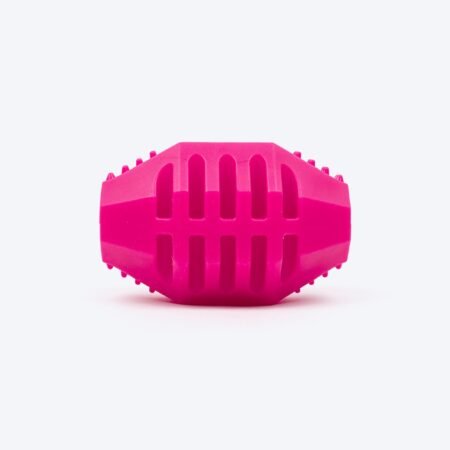 Dash Dog Rugby Roller Chew Toy For Dog - Pink