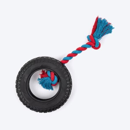 Dash Dog Tyre Ring Chew Toy For Dog - Multicolor