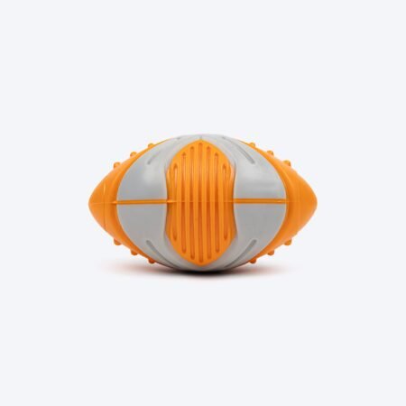 Dash Dog Sporty Chew Baseball For Dog - Orange & Grey