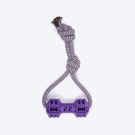 Dash Dog Twirly Whirly Rope Toy For Dog - Purple