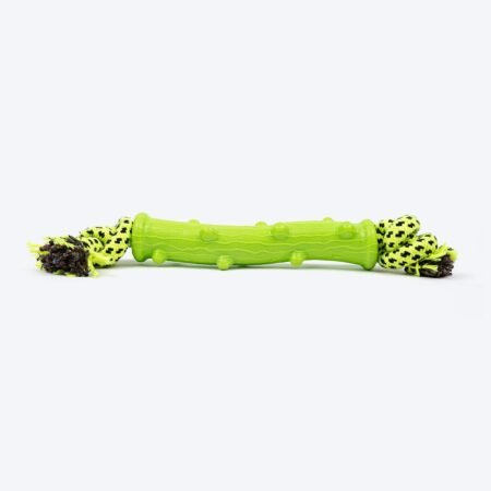 HUFT ChomperPillar Chew Toy For Dog - Neon Green