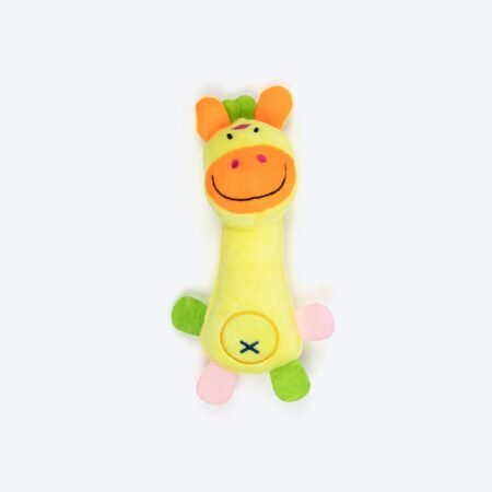 TLC Giggles Squeaky Plush Toy For Puppies & Small Dogs - Multicolor