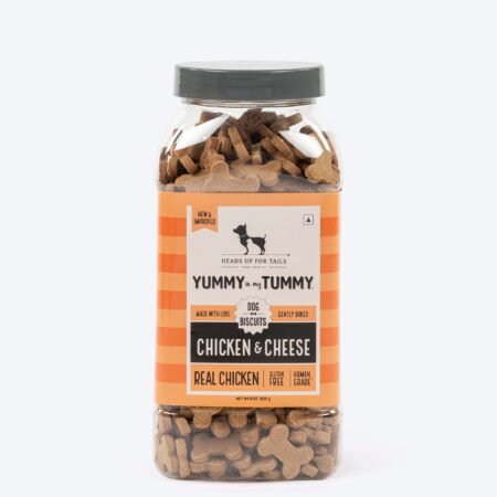 HUFT Yummy In My Tummy Chicken & Cheese Gluten-Free Biscuits - 800 gm (Best Before August'26)