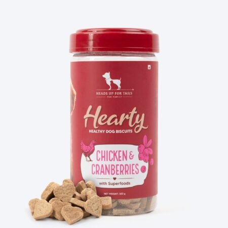 Hearty Dog Biscuits Chicken & Cranberries Grain-Free 320g