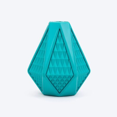 Dash Dog Crystal Treat Chew Toy For Dog - Teal