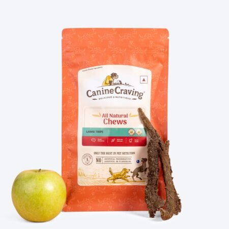 Canine Craving Dehydrated Grass-Fed Lamb Tripe Chew Dog Treat - 50 g