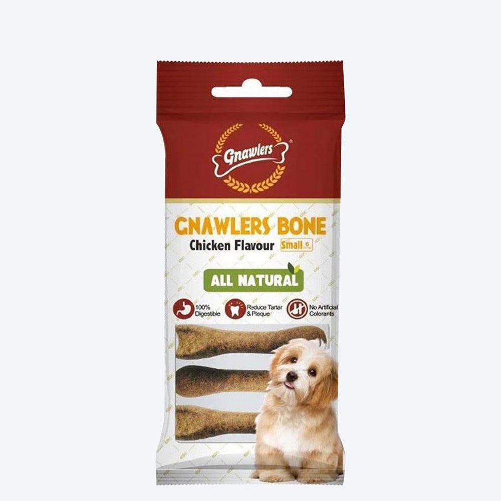 GnawlersBoneDogTreat-ChickenFlavour-Small-108g.jpg Gnawlers Bone Dog Treat - Chicken Flavour - Small - 108 g