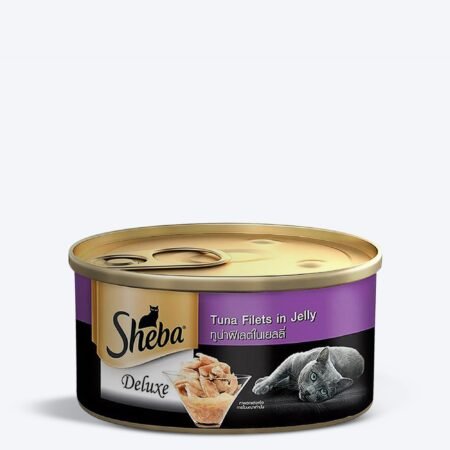 Sheba Deluxe Premium (1+ Years) Tuna Fillets in Jelly Adult Wet Cat Food - 85 g - Pack