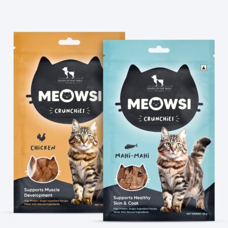 Meowsi by HUFT Double Crunch Cat Treats Combo