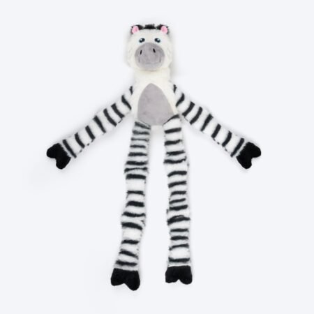 HUFT Debra The Zebra Squeaky Plush Toy For Dog - Multicolor