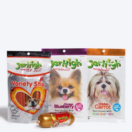 JerHigh Dog Treats Combos - Pack of 4