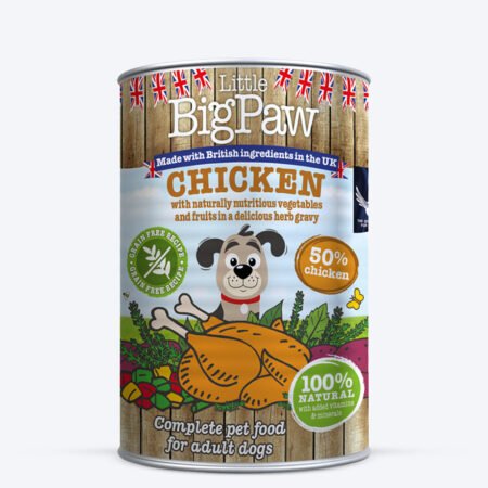 Little BigPaw Chicken with Green Beans, Mixed Peppers and Sweet Potato in a Rich Herb Gravy Wet Dog Food - 390 g