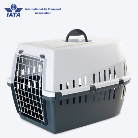 Savic Trotter 3 - Dog & Cat Carrier - Dark Grey - 24 x 16 x 15 inch - Holds up to 10 kg