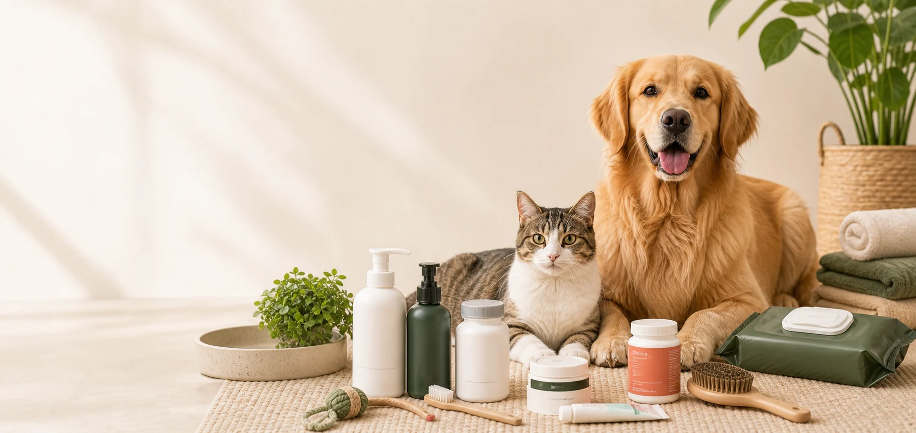 Pet wellness and grooming essentials